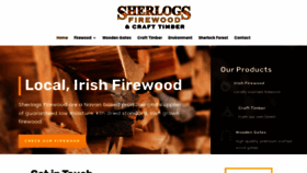 What Sherlogs.ie website looked like in 2023 (1 year ago)