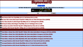What Skymovieshd.bio website looked like in 2023 (1 year ago)