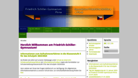 What Schillergymnasium-pirna.de website looked like in 2023 (1 year ago)