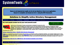 What Systemtools.com website looked like in 2023 (1 year ago)
