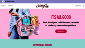 What Skinnycow.com website looked like in 2023 (1 year ago)