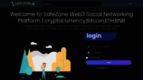 What Safezone.chat website looked like in 2023 (1 year ago)