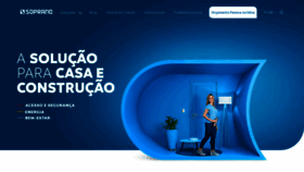 What Soprano.com.br website looked like in 2023 (1 year ago)
