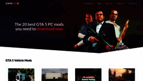 What Supergta5.com website looked like in 2023 (1 year ago)