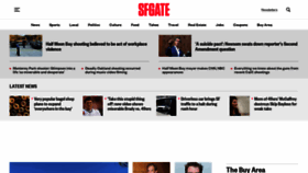 What Sfgate.com website looked like in 2023 (1 year ago)