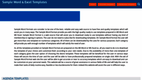 What Sampleformats.org website looked like in 2023 (2 years ago)