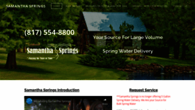 What Samanthasprings.com website looked like in 2023 (1 year ago)