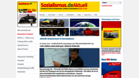 What Sozialismus.de website looked like in 2023 (1 year ago)