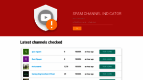 What Spam.tm website looked like in 2023 (1 year ago)