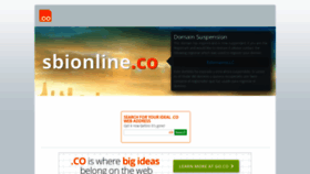 What Sbionline.co website looked like in 2023 (1 year ago)