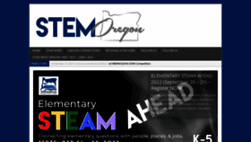 What Stemoregon.org website looked like in 2023 (1 year ago)