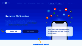 What Sms-man.com website looked like in 2023 (1 year ago)