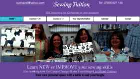 What Sewing-tuition.co.uk website looked like in 2023 (1 year ago)