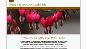 What Siddhayoga.org.in website looked like in 2023 (1 year ago)