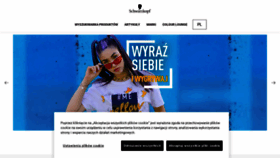 What Schwarzkopf.pl website looked like in 2023 (1 year ago)