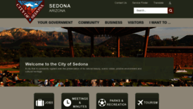 What Sedonaaz.gov website looked like in 2023 (1 year ago)