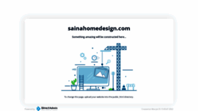 What Sainahomedesign.com website looked like in 2023 (1 year ago)