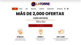 What Supermercadoslatorre.com website looked like in 2023 (1 year ago)