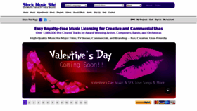 What Stockmusicsite.com website looked like in 2023 (1 year ago)