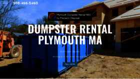 What Southshoredumpster.com website looked like in 2023 (1 year ago)