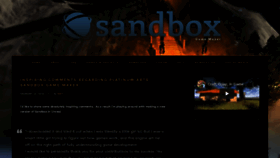 What Sandboxgamemaker.com website looked like in 2023 (1 year ago)