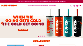 What Shopdunkin.com website looked like in 2023 (1 year ago)