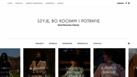 What Szyjebokochamipotrafie.pl website looked like in 2023 (1 year ago)