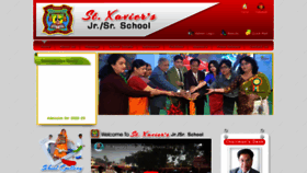 What Stxaviers.org website looked like in 2023 (1 year ago)