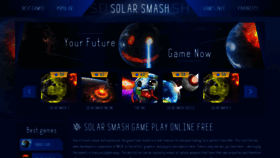 What Solarsmashgame.com website looked like in 2023 (1 year ago)