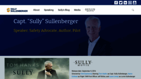 What Sullysullenberger.com website looked like in 2023 (1 year ago)