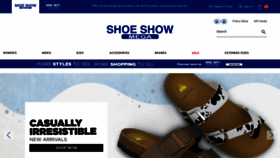 What Shoeshow.com website looked like in 2023 (1 year ago)