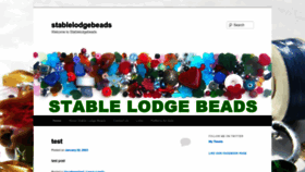 What Stablelodgebeads.com website looked like in 2023 (1 year ago)