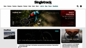 What Singletrackworld.com website looked like in 2023 (1 year ago)