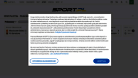 What Sport.pl website looked like in 2023 (1 year ago)