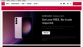 What Sprint.com website looked like in 2023 (1 year ago)