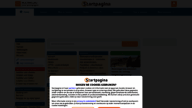 What Startpagina.nl website looked like in 2023 (1 year ago)
