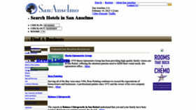 What Sananselmo.com website looked like in 2023 (1 year ago)