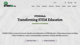 What Stemedhub.org website looked like in 2023 (1 year ago)