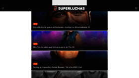 What Superluchas.com website looked like in 2023 (1 year ago)