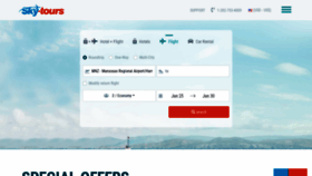 What Sky-tours.com website looked like in 2023 (1 year ago)