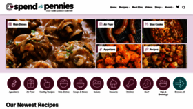 What Spendwithpennies.com website looked like in 2023 (1 year ago)