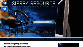 What Sierra-resource.com website looked like in 2023 (1 year ago)