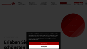 What Spielwarenmesse.de website looked like in 2023 (1 year ago)