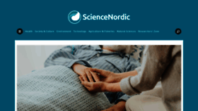 What Sciencenordic.com website looked like in 2023 (1 year ago)