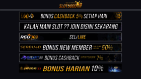 What Slot5000.game website looked like in 2023 (1 year ago)