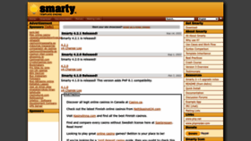 What Smarty.net website looked like in 2023 (1 year ago)