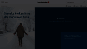 What Svenskakyrkan.se website looked like in 2023 (1 year ago)