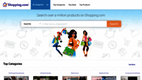 What Shopping.com website looked like in 2023 (1 year ago)