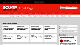What Scoop.co.nz website looked like in 2023 (2 years ago)