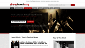 What Stereoboard.com website looked like in 2023 (1 year ago)